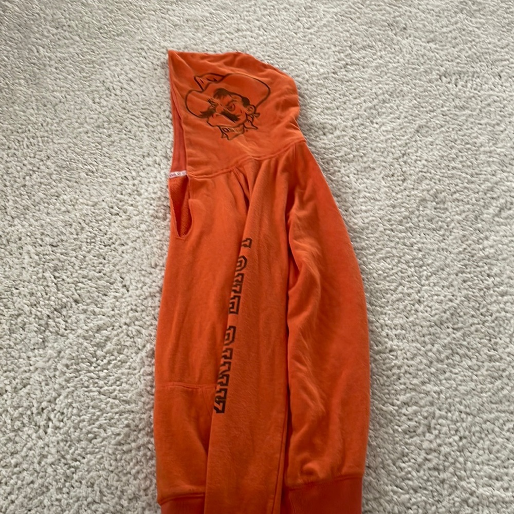 Victorias Secret Pink Oklahoma State hooded Sweatshirt